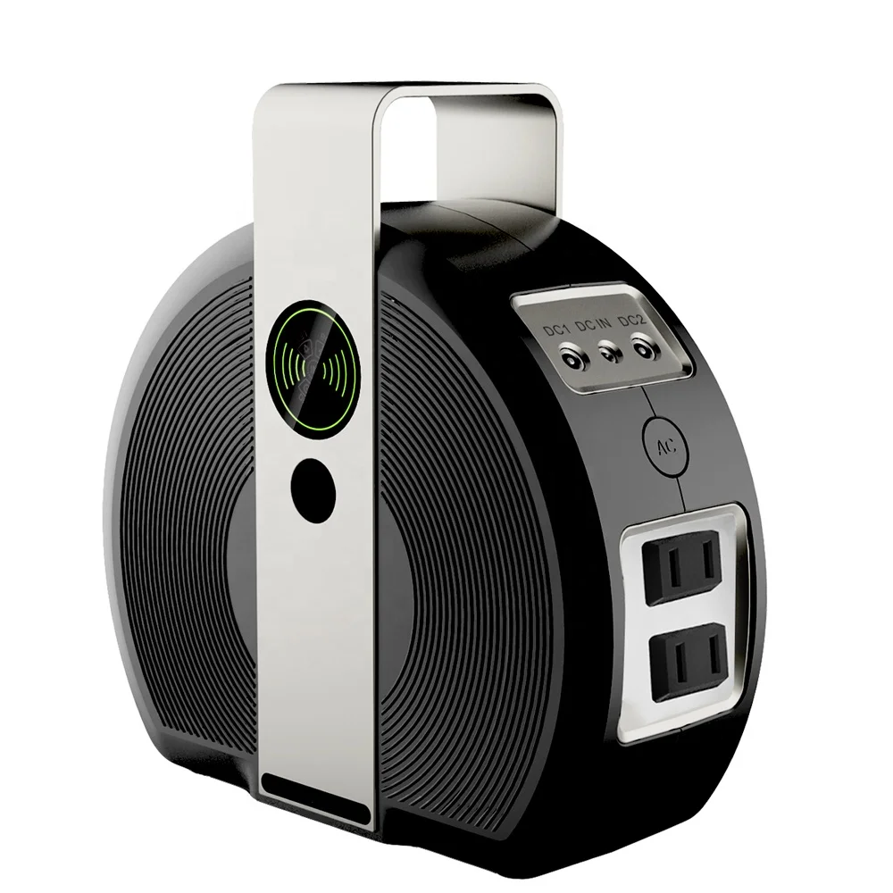 
multifunction lithium solar generator 12V portable power station 110V 220V AC outlet 