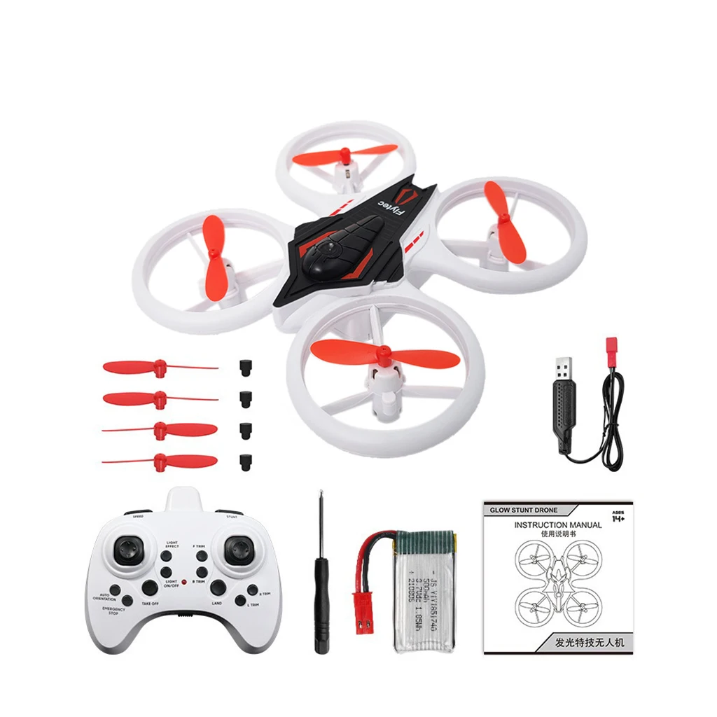 Flytec T22 T23 Mini Drone RC Quadcopter with Function Auto Hover LED Breathing Light One-key Take-off For Kids