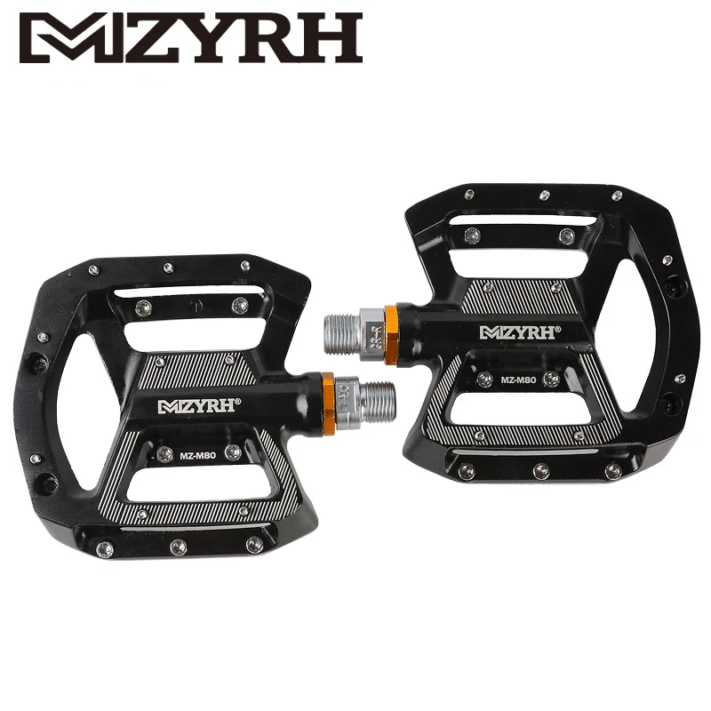 MZYRH M80 Bike Pedal Aluminum Needle Bearing Platform Anti-skid BMX MTB Bicycle