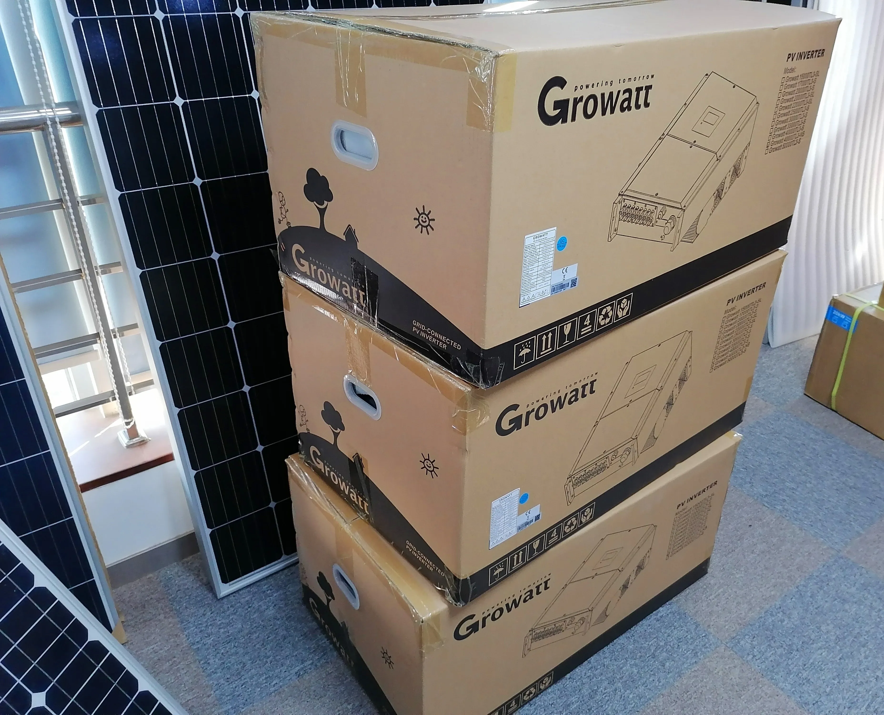  Инвертор для солнечной батареи Growatt с контроллером заряда MPPT 3 кВт 5
