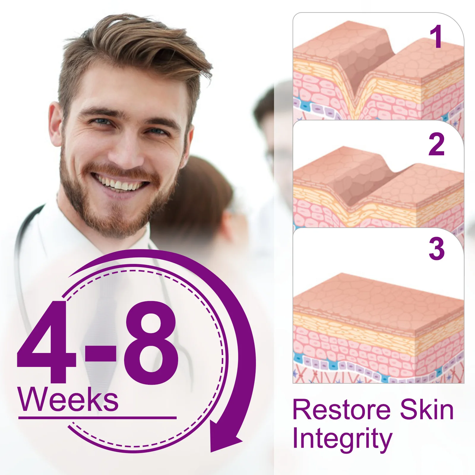 High Quality Removal Repairing Plaster Silicone Scar Reduction Sheets 1.5m Comfortable Invisible Transparent Patch