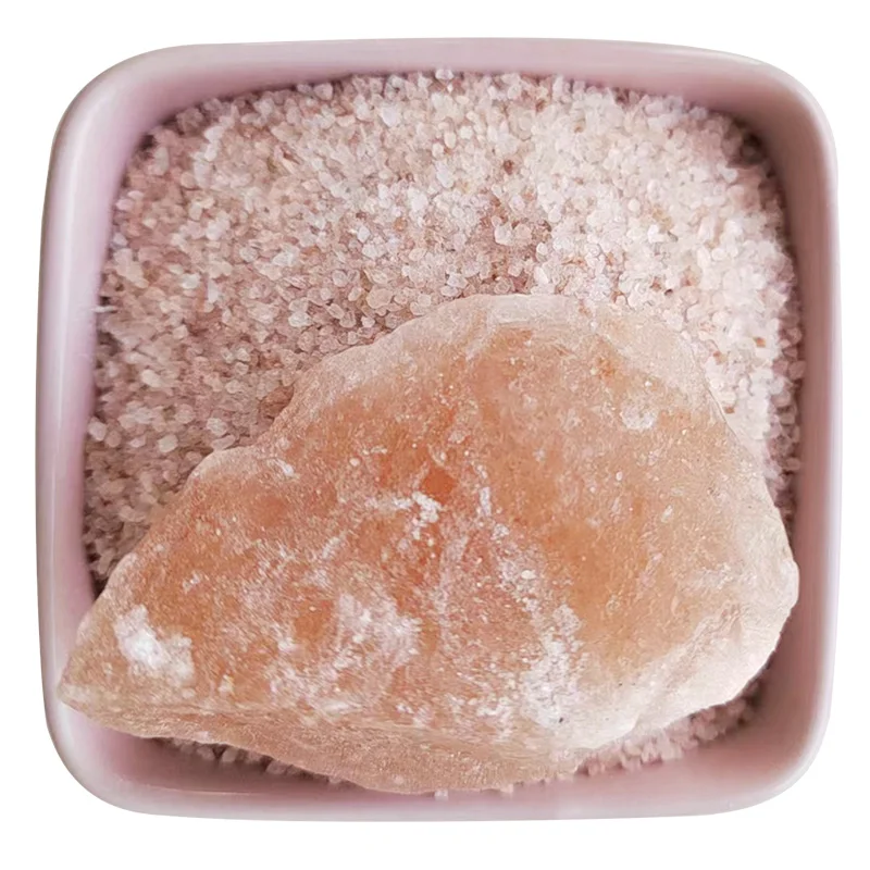 pink salt  himalayan salt / pink himalayan stone salt grain