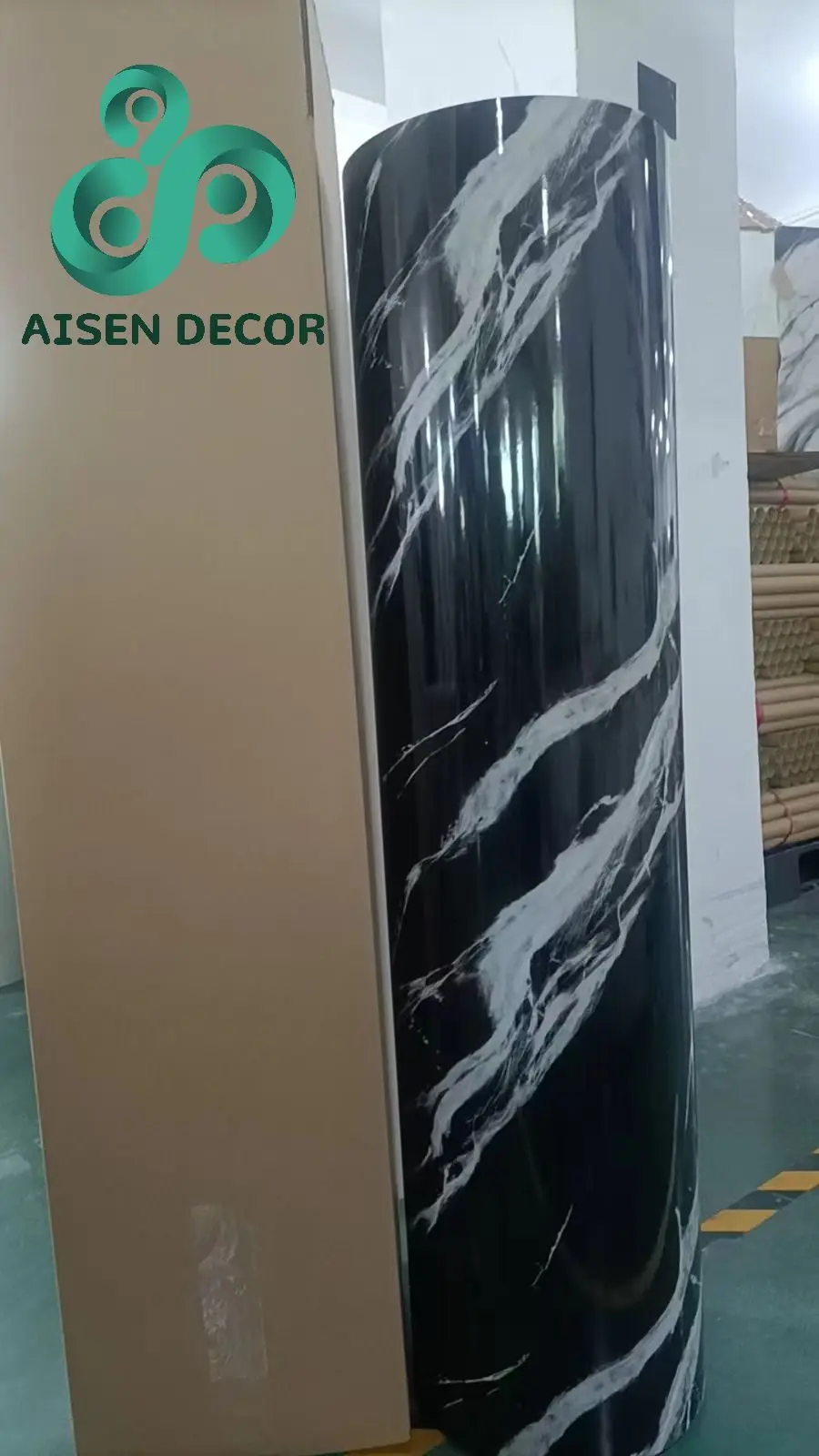 Oil Proof Waterproof Marble Wallpapers 3D Print Self-adhesive Wall Stickers For Kitchen Wall