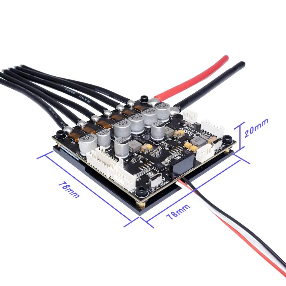 
 Двойной бесщеточный двигатель esc 6,6 pro super esc на основе vesc vedder для самостоятельной сборки электрического скейтборда  