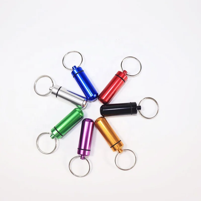 Заводская распродажа, водонепроницаемая алюминиевая коробка для таблеток