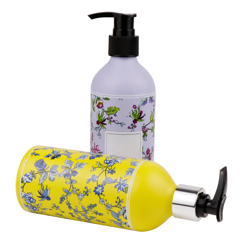 Eco friendly cosmetic packaging empty 50ml 100ml 120ml 150ml 250ml aluminum bottle pump for lotion serum wholesale