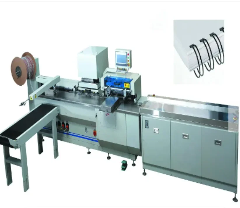 Customization PBM-580 Automatic Double Spiral Coil Wire Binding and Punching Machine for notebook