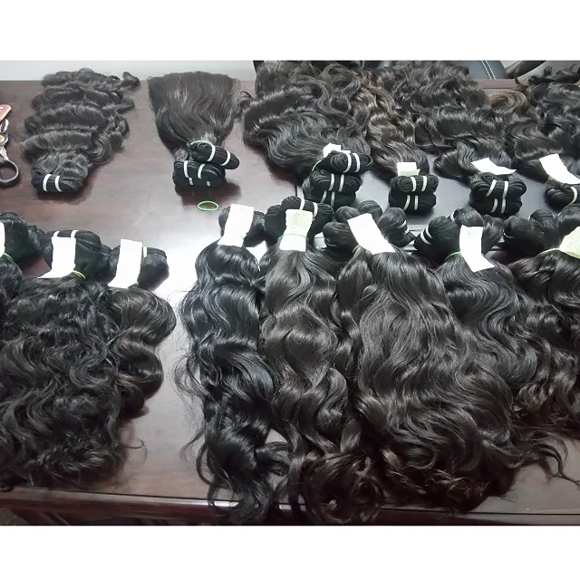 Top Quality Raw Unprocessed Hair Extension Single Donor Human Hair in India Natural Straight 10 to 35