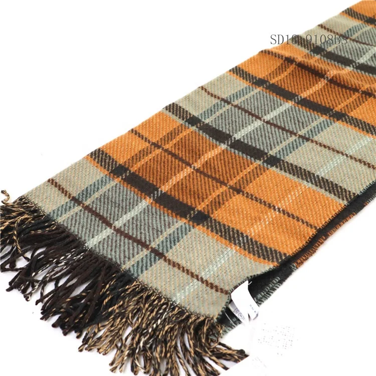 fine acrylic scarf for men high quality Fashion Winter shawl