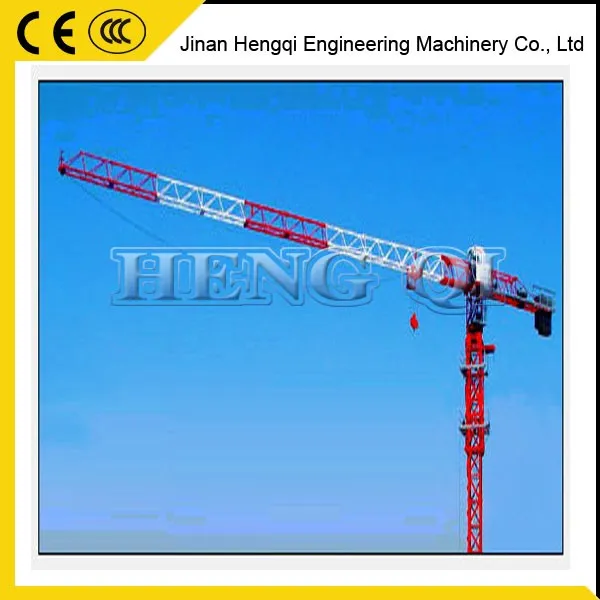 China Tower Crane Manufacturer Hengqi Low Price 4t Ton Tower Crane for High-rise Building Construction