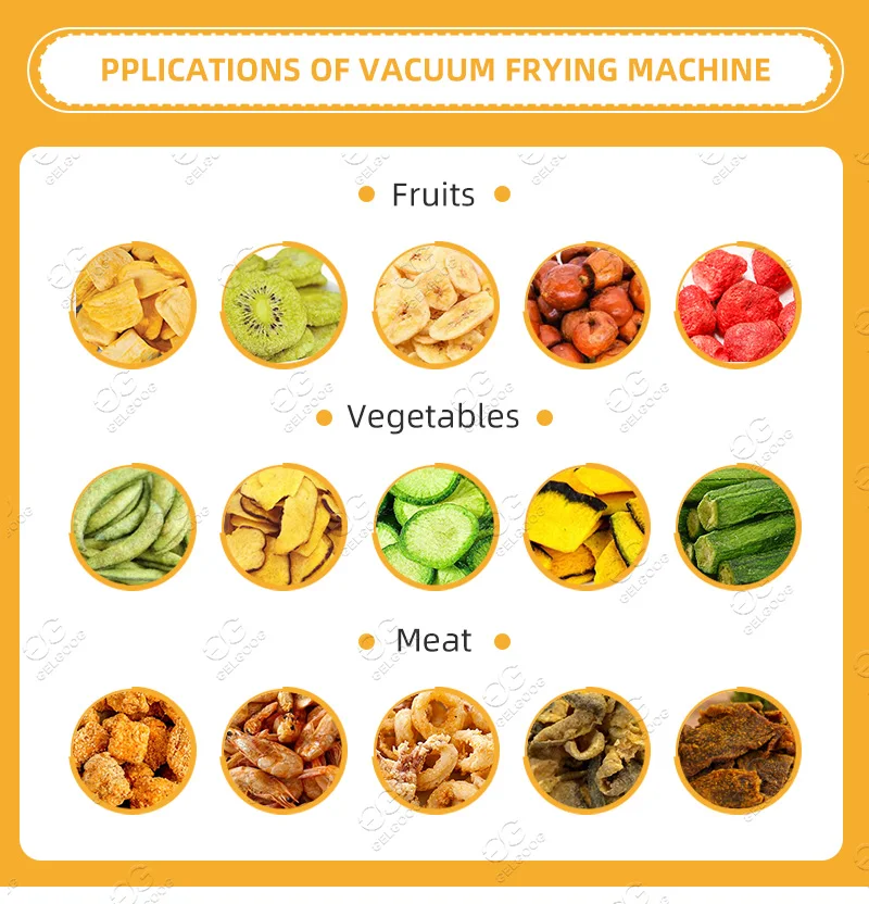 Snack Vacuum Carrot Chips Fried Machine Vacuum Fryer for Crispy Jackfruit Chips