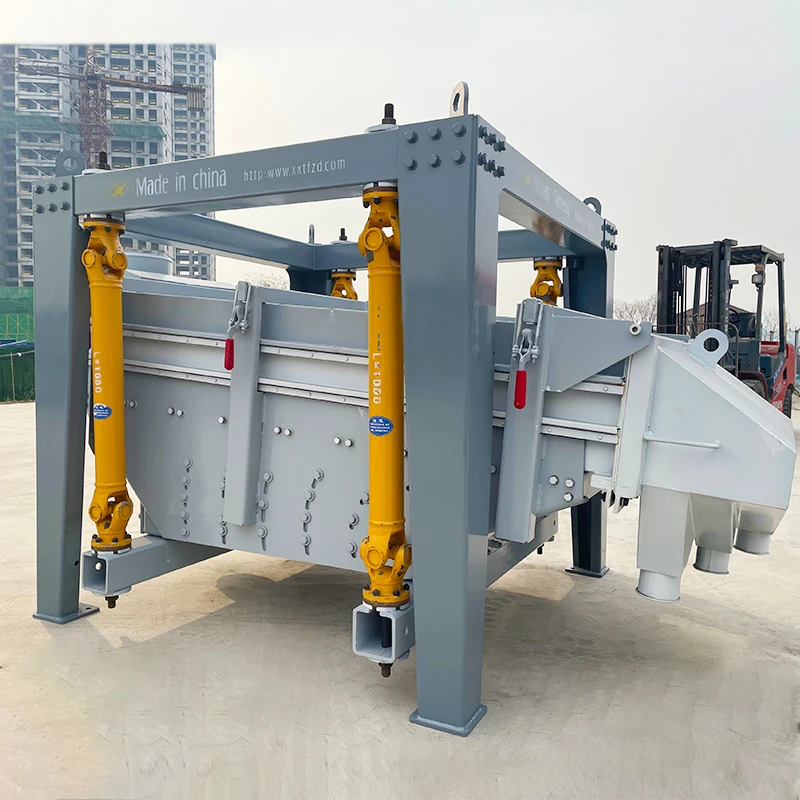Large Capacity industrial Square Tumbler Screen Gyratory Sifter Vibrator for Glass Sand
