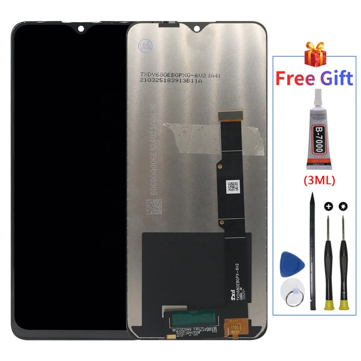 Wholesale Different brand mobile phone camera module smart phone lcd for TCL 20 SE T671 6.82