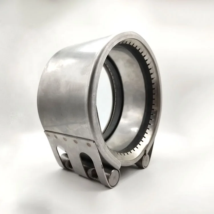 Custom OEM ODM high pressure tooth ring pipeline connector hdpe pipe repair clamp
