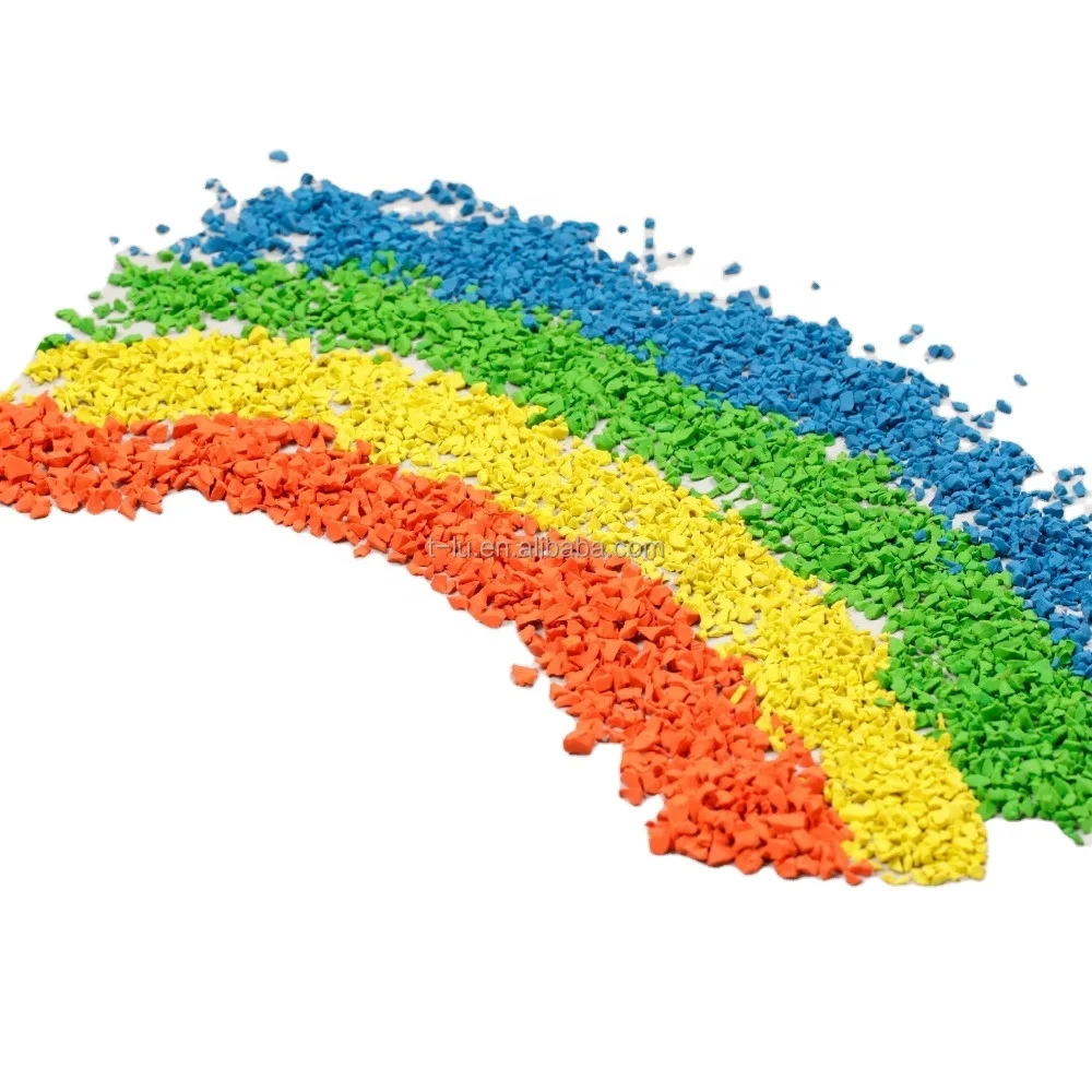 Hot sale EPDM rubber granules for plastic track factory price EPDM