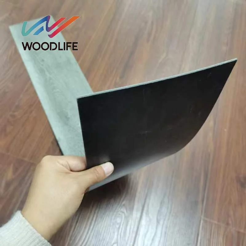 Waterproof 2mm 3mm 4mm 5mm 6mm PVC Glue Down Dry Back Self Adhesive Click LVP Plank Luxury Vinyl Tiles LVT Flooring