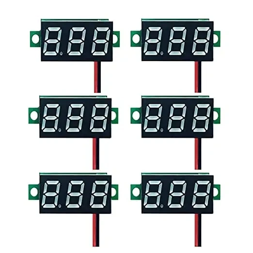 0.28 Inch LED Mini Display Module 3 Wire DC0-30V Digital Voltmeter Voltage Tester Panel Meter Gauge Motorcycle Car