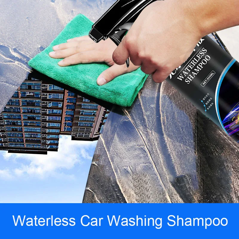 Hot Selling Water-free Cleaning Solvent Rinseless Car Wash Shampoo Water Saving Powerful Decontamination Car Wash Products