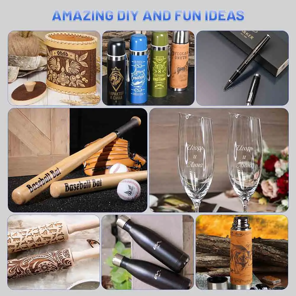 Lingyue Laser Engraving machine Y-axis Rotary Roller Engraving Module for Engraving Cylindrical Objects Cans