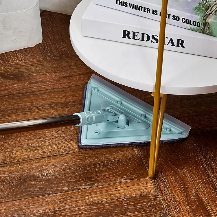 
360 Rotation Triangle Various Blind Spots Durable Easy Super Microfiber Flat Mop 