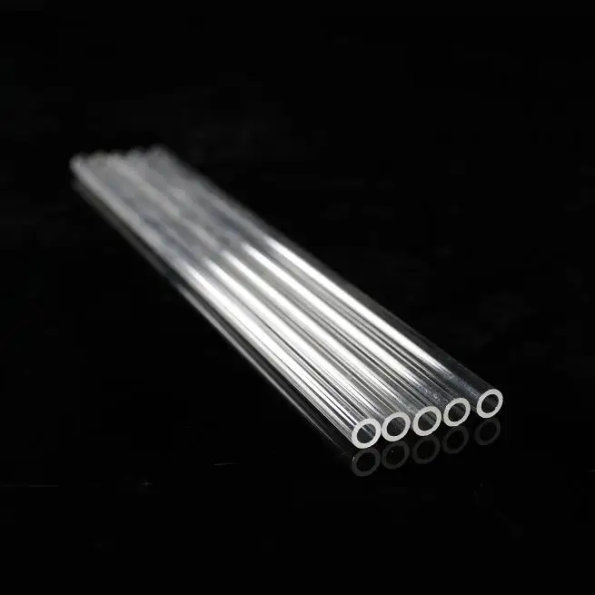 Clear Fused Quartz borosilicate Glass Tube