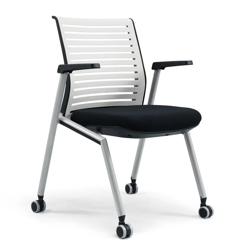 Складное кресло для тренировок со столом, пластиковое кресло для встреч с колесным брелоком, Справочная цена: по последней цене