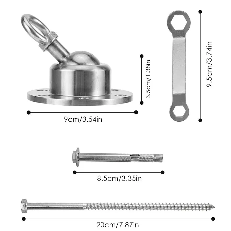 Amazon, сменная пожизненная гарантия для больших, средних и маленьких собак, двухцветный Выбор, поворот на 360 градусов для собак, анкерная стойка для собак