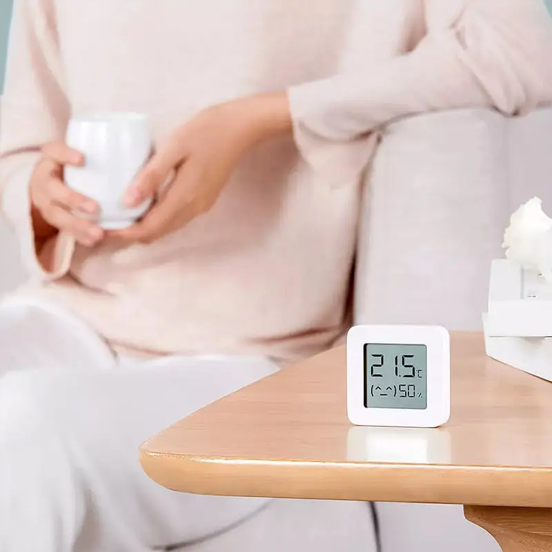 Xiaomi Mijia Thermometer 2 Temperature Humidity Sensor Moisture Meter Smart LCD Screen Digital Mijia App