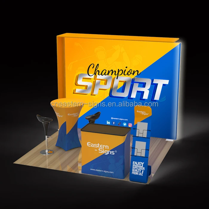 Factory wholesale SEG 10*10 lighting booth expo stand arch display