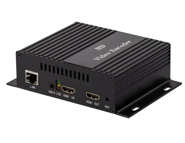 Hot Sell TV Broadcasting device 1080P IPTV H 265 H 264 HDMI live streaming Encoder with loop out