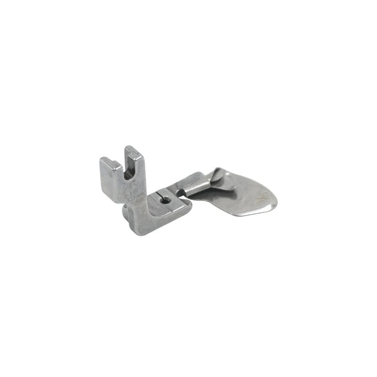 Flat car full steel Arc shaped hem folder presser foot for Thin material chiffon skirt