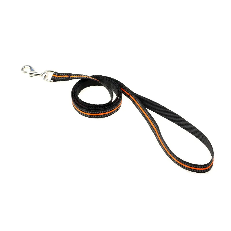 Custom Cheap Black Nylon Reflective Pet Products Small Puppy  Dog Leash