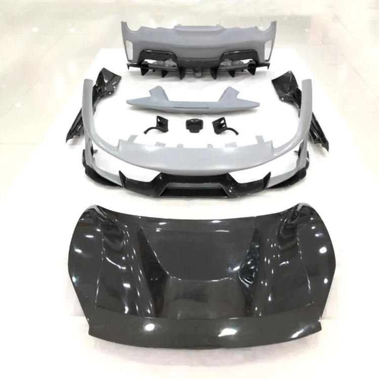 Hot Sale Professional Low Price Frp And Carbon Fiber Front Bumper Car Body Kit