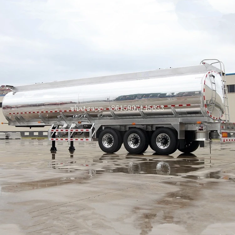 38cbm 42cbm 43cbm топливный бак полуприцеп CLW производитель 3 оси сырой нефти алюминиевый Автоцистерна