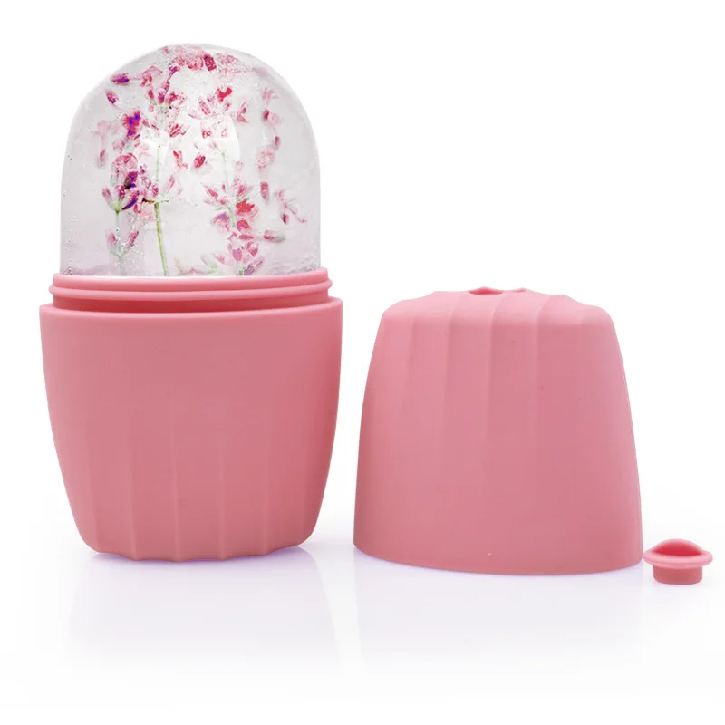 For Face Massager to Enhance Skin Glow Shrink & Tighten Pores Reusable Facial Ice Roller Silicone Ice Mold Anti-aging Removable