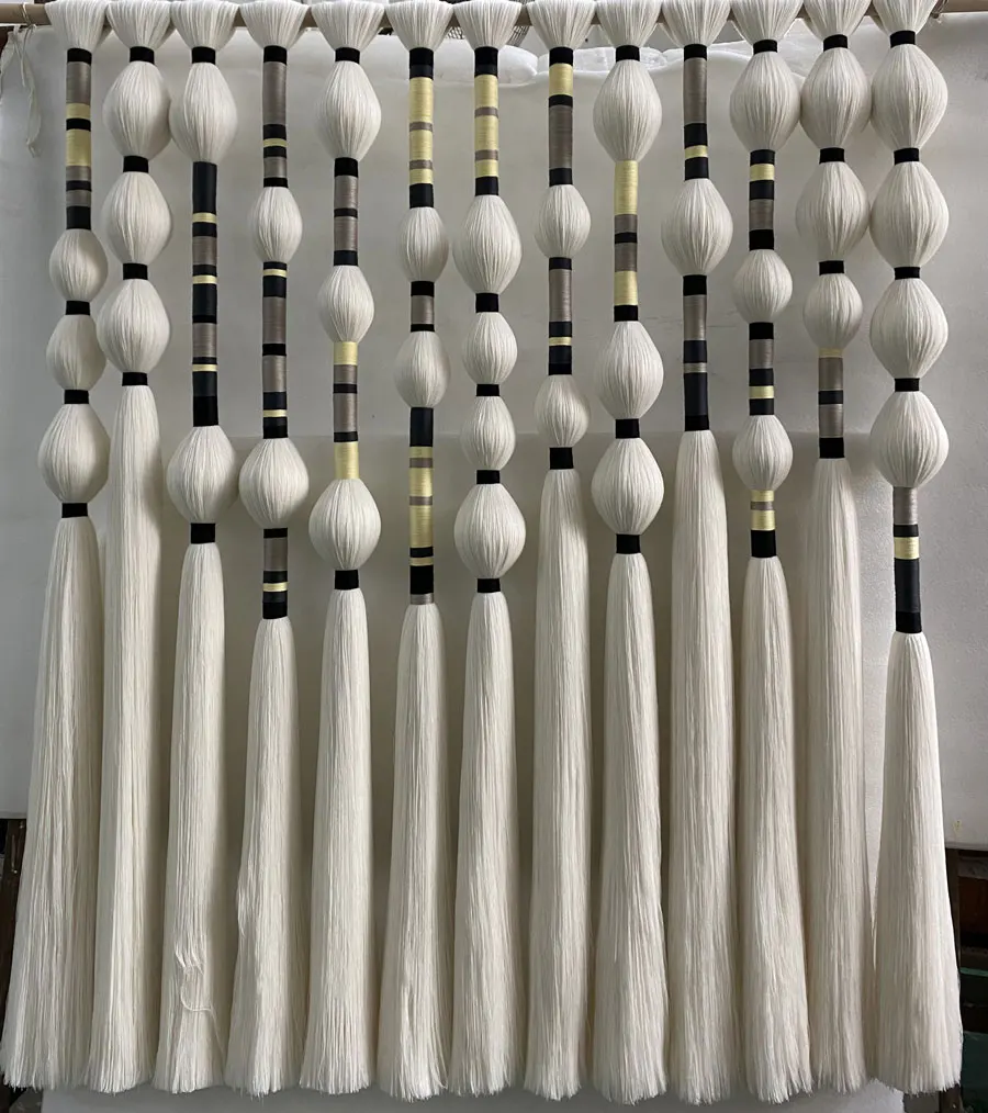 Home Decor Luxury 3D Fabric Painting Handmade Weaving Wall Hanging Yarn Crochet Art Cotton Fiber Wall Art