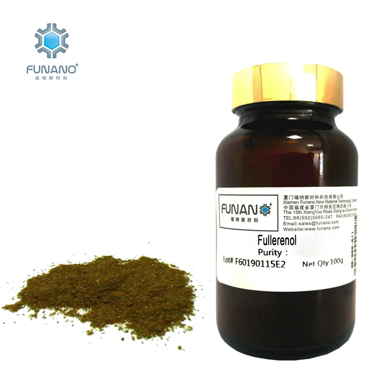 
Manufacturer Funano Nano chemicals raw materials carbon powder fullerene c60 fullerenol 
