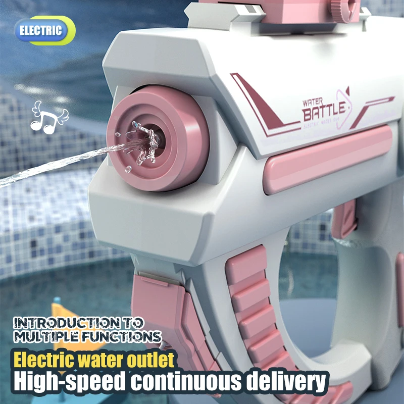 Automatic Electric Water Gun Squirt High Capacity For Adults And Kids In Summer Swimming Pool Party