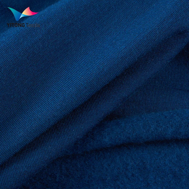 Factory Custom 270 gsm Wool Blend Knit Fabric 95.5% Wool/Bamboo fiber 4.5% Spandex Fabric for Clothing