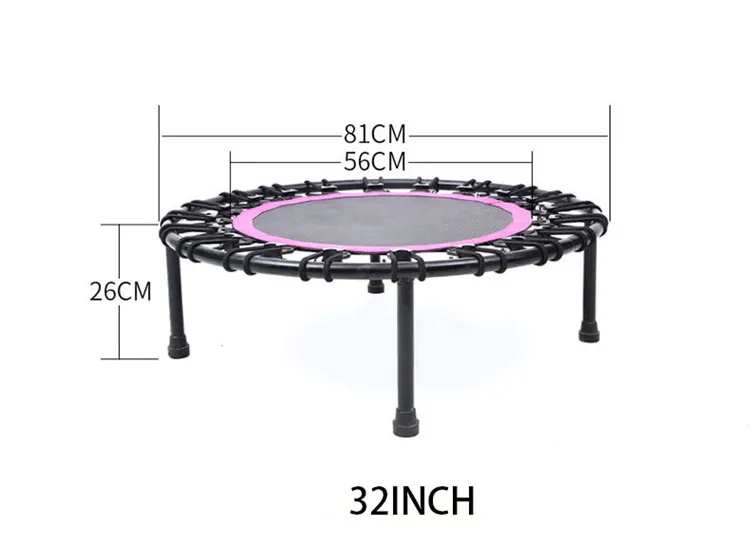 Indoor Jumping Gymnastic Fitness Trampoline Portable Exercise Rebounder For