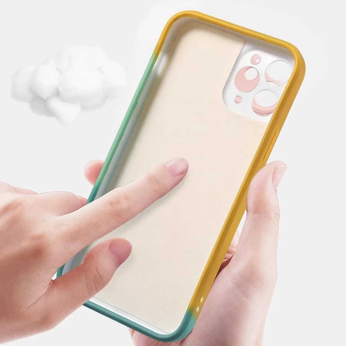 Custom Fashion Doodle Watercolor Water Stickers Soft Shell Anti-fall Shockproof Phone Case for iPhone 13 Pro Max