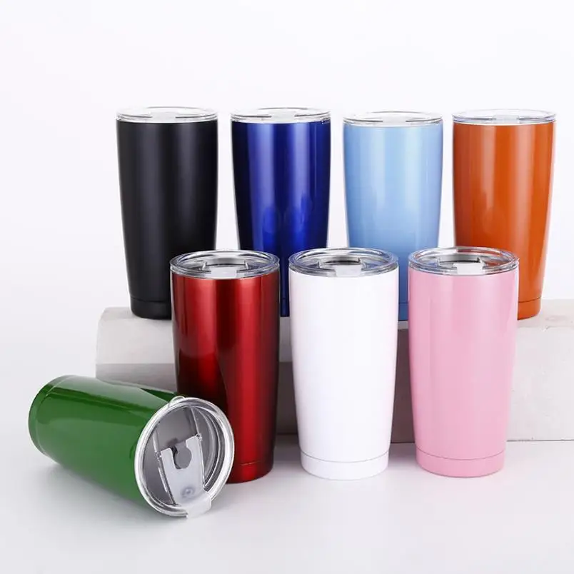 wholesale 20 Oz Cooler Tumblers In Bulk 304 Stainless Steel Double Walled Custom insulation  car Tumbler Cups