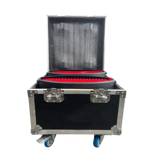 USED ROAD CASES PRICE SET OF 2 SILK FIRE FLAME EFFECT LED LIGHT ROAD CASE WITH ROAD CASE
