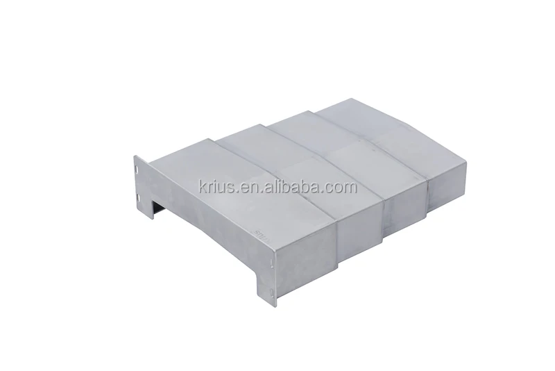 Customize Incremental Telescopic  Steel Plate Machine Guide Way Bellows Guard Shield