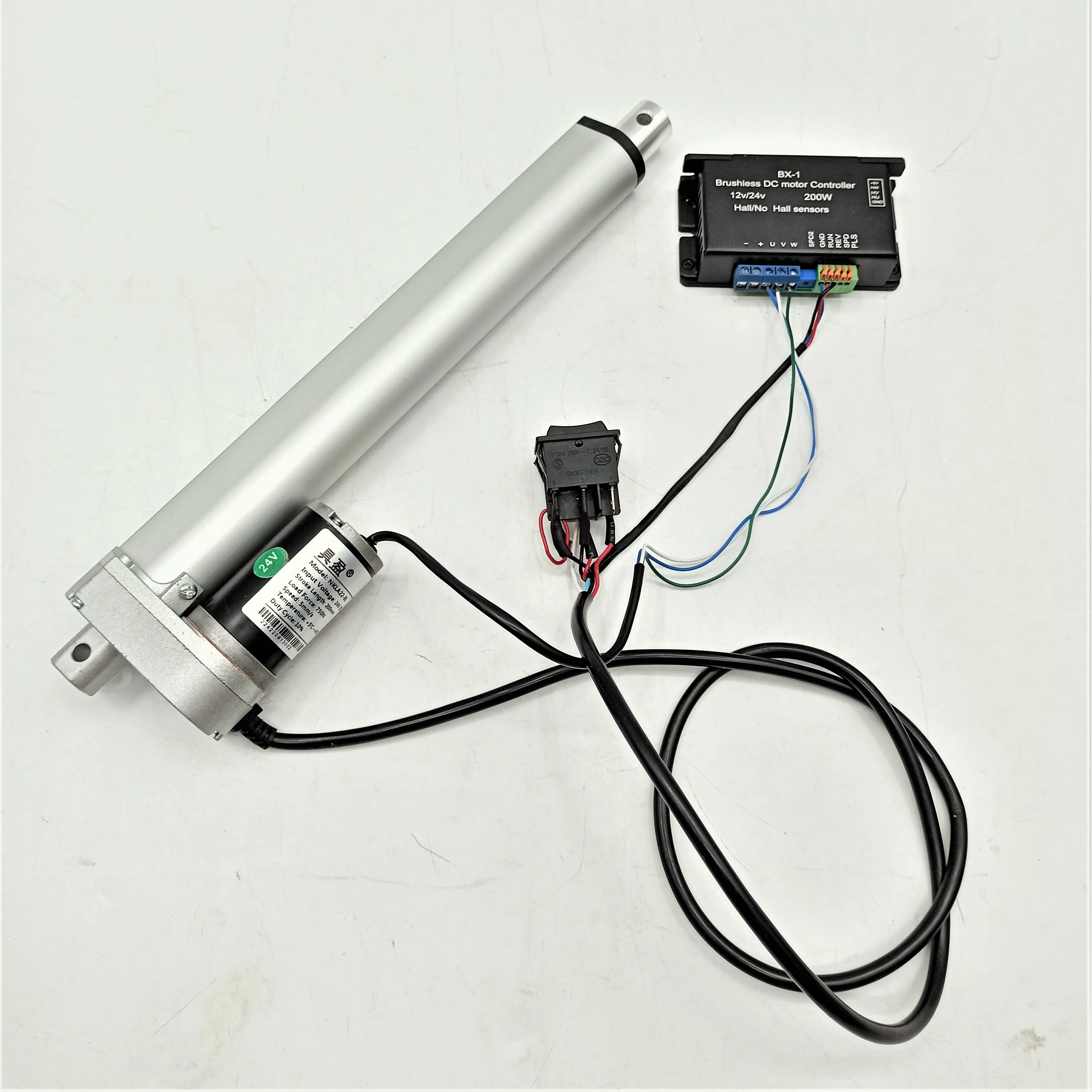 factory price 400mm 1000N electric industrial micro mini  linear actuator 12V 24V for dental chair hospital beds actuator linear