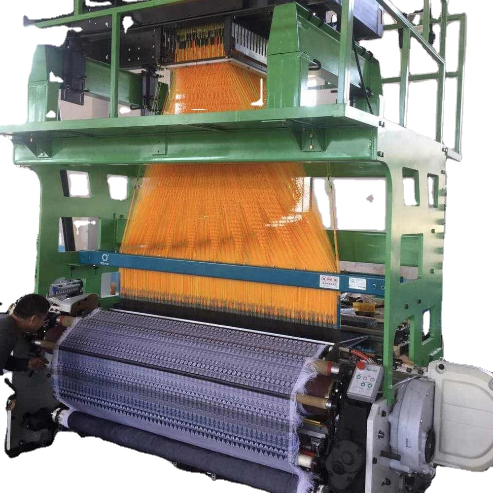 High speed jacquard woven label rapier loom  originated in Leonardo  with price