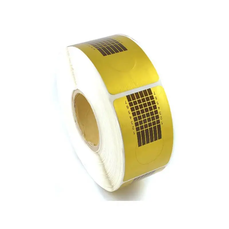 TSZS 500pcs Durable Square Extension Nail Forms Acrylic Nail Extension UV Gel Paper Butterfly Shaped Nail Form