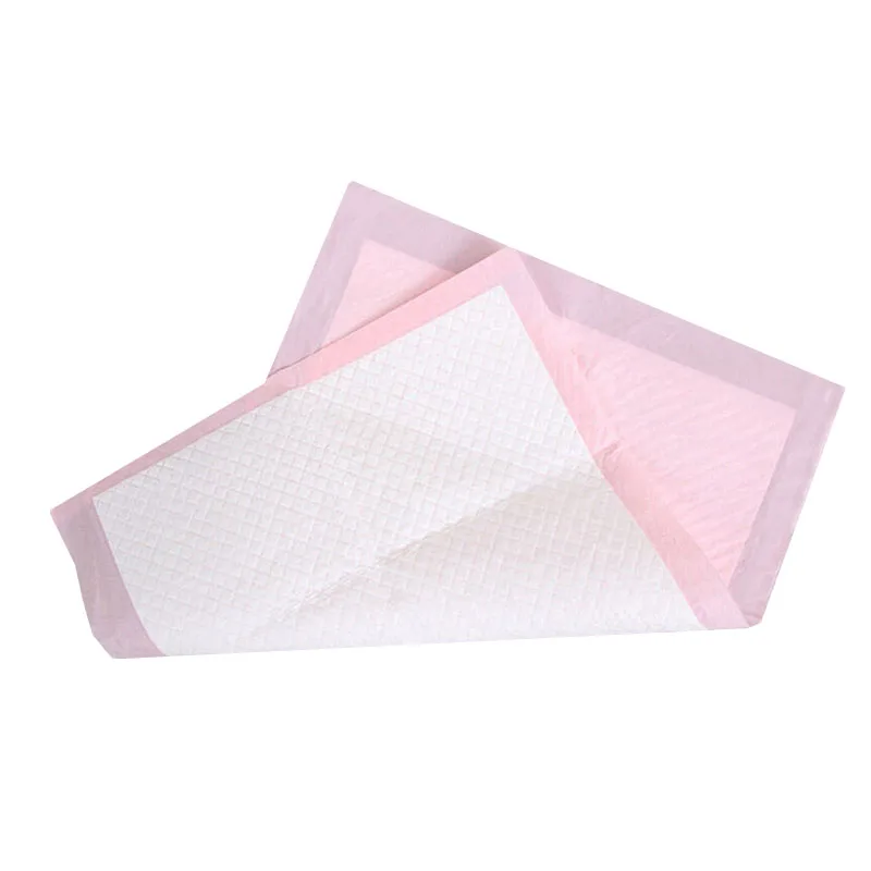 Pink maternity sanitary underpad hospital disposable mattress nursing bed mat bedpad