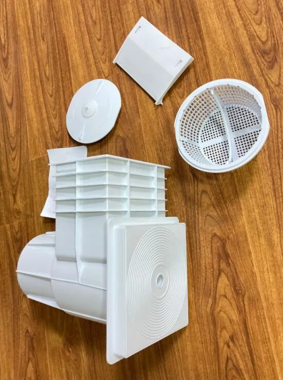 60923 Factory supply swimming pool 15 M Wall Skimmer with Square Frame and Round Lid for Concrete Pool,POOL & SPA accessories