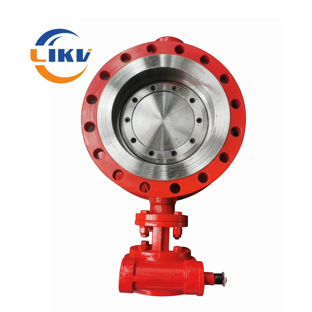 Large DN800 Eccentric Layer Flanged Metal Hard Seal Butterfly Valve with Worm Gear Handwheel